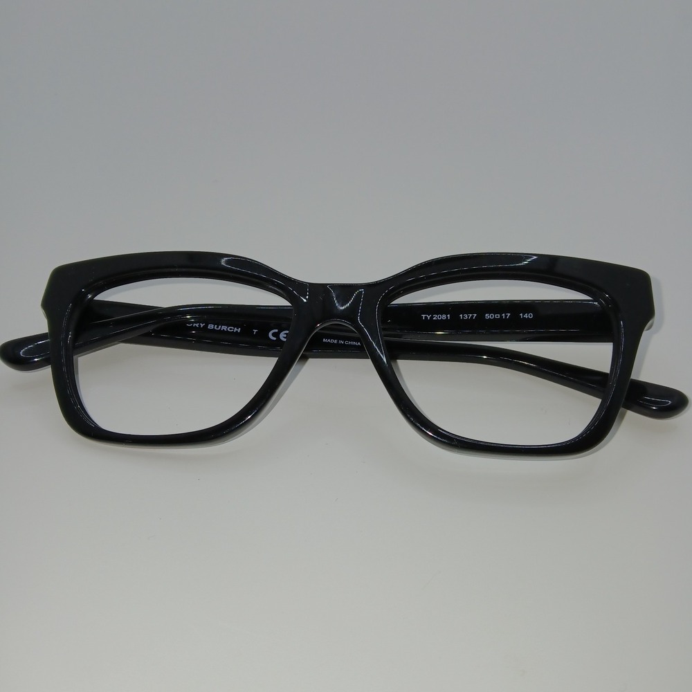 Tory Burch TY 2081 Womens Eyeglasses Frame Black Cat Eye Full Rim 50-17-140 mm